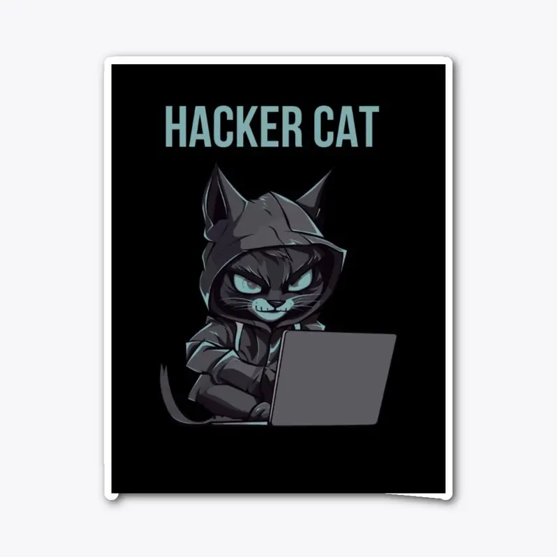 Cool Hacker Cat